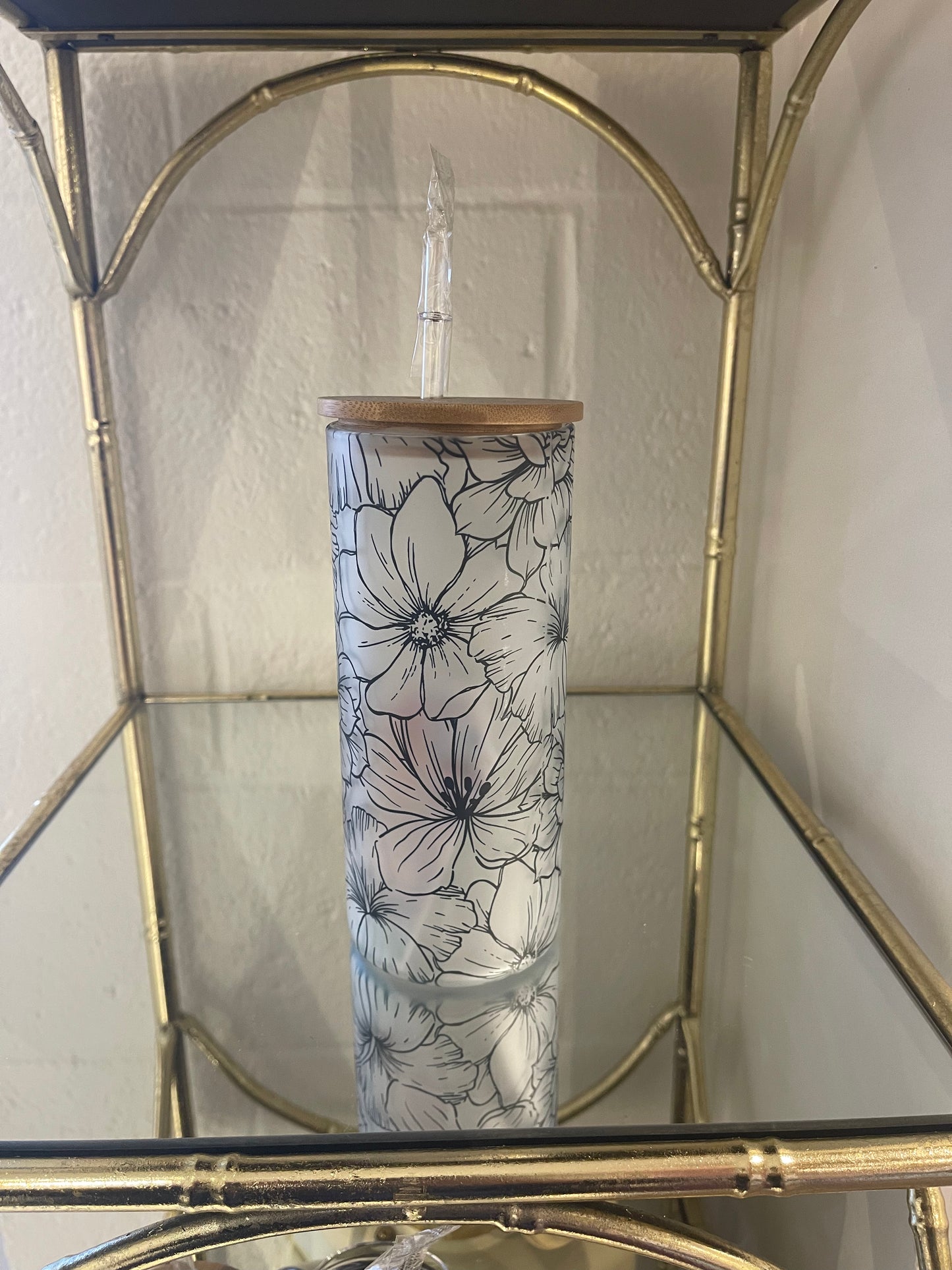 Floral glass